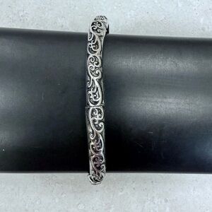 Elegant Silver-Toned Women's Bracelet